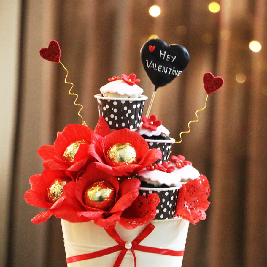 Cupcake Bouquet - With Love
